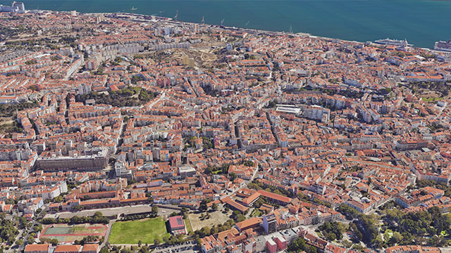 Satellite map overview of No.44, Lisbon, Portugal