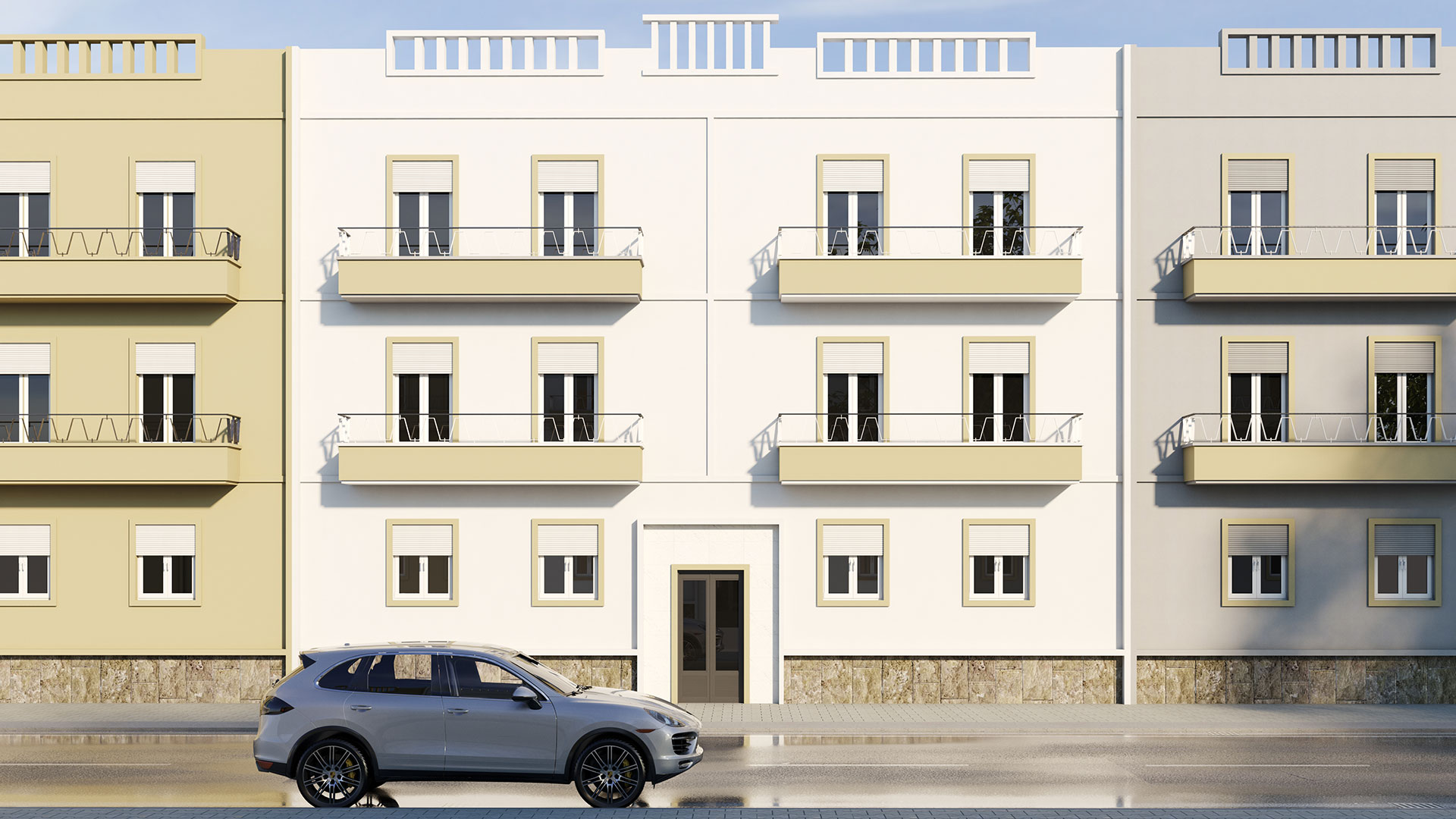3D image of No.9, Faro, Portugal